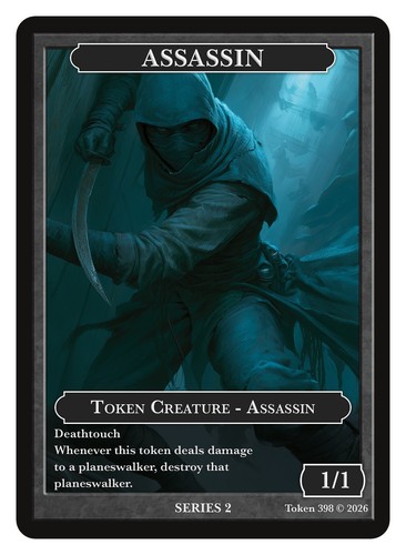 Assassin token series - assassin,