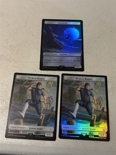 Mtg foil token - x,