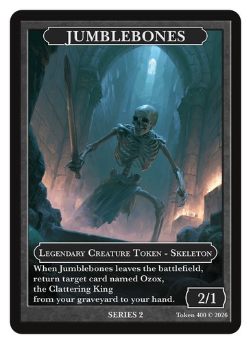 Jumblebones gettone scheletro - gettone,
