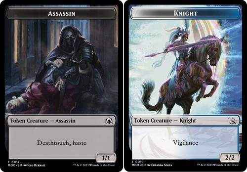 Carte gettoni assassino - gettoni,