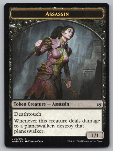 Assassin token war of - assassin,