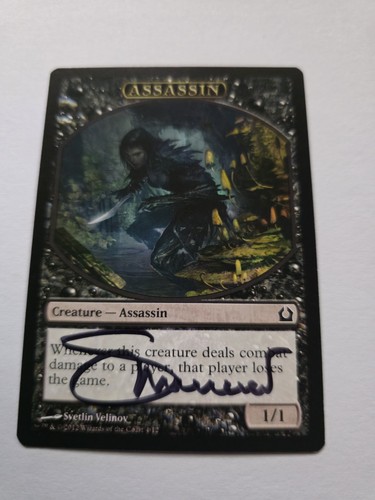 Gettone assassino firmato - gettone,