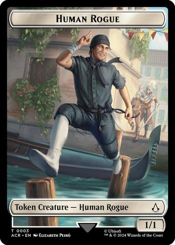 Carte gettoni human - 10, rogue