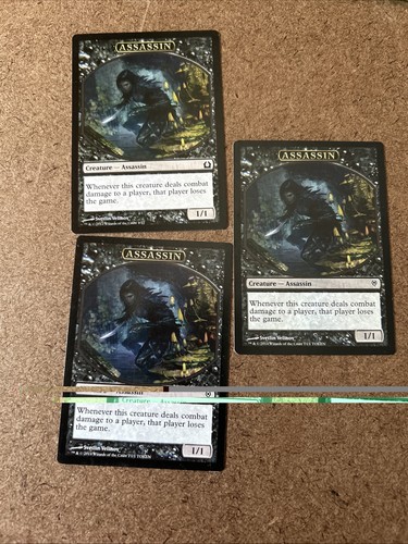 Gettone assassino mtg - assassino,