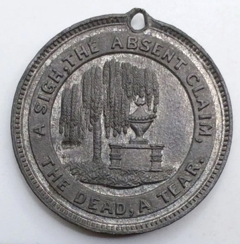 Gettone funebre mani - (1865),